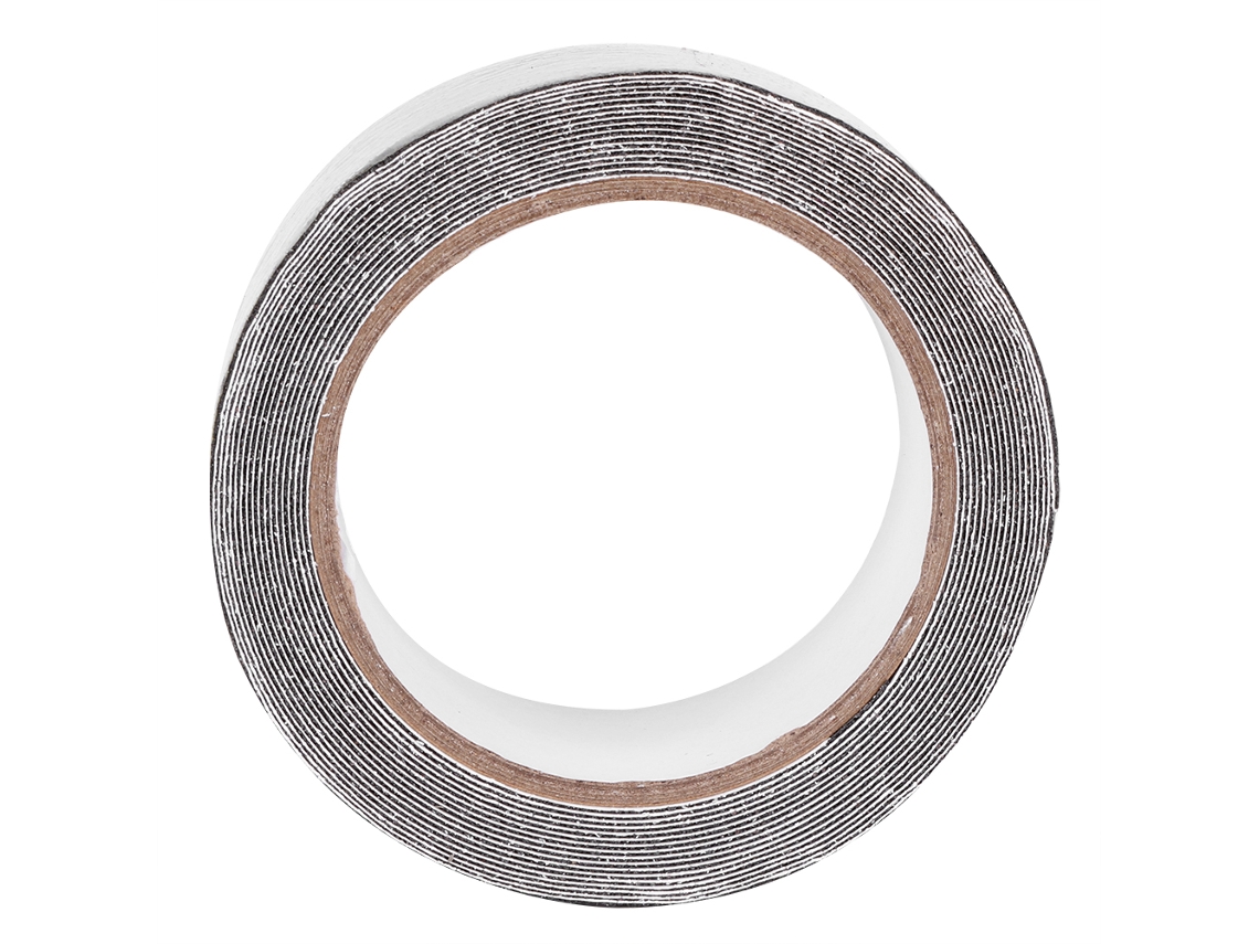 Cinta adhesiva negra ahumada, impermeable, anticaídas, resistente al desgaste, 50 mm x 5 m