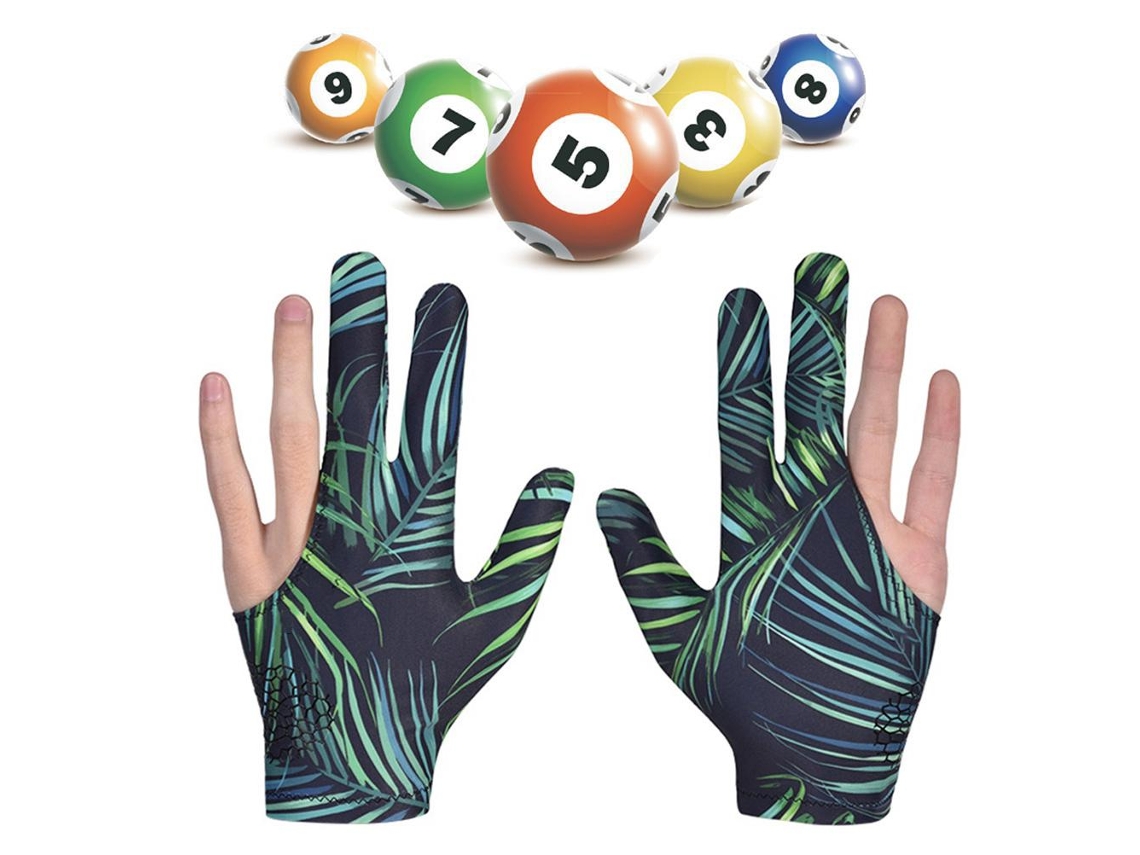 Vlrla-2026guantes De Billar Transpirables Para Mano Izquierda 3 Dedos Guantes De Cue Accesorios De Billar Alta Elasticidad Snooker Pool