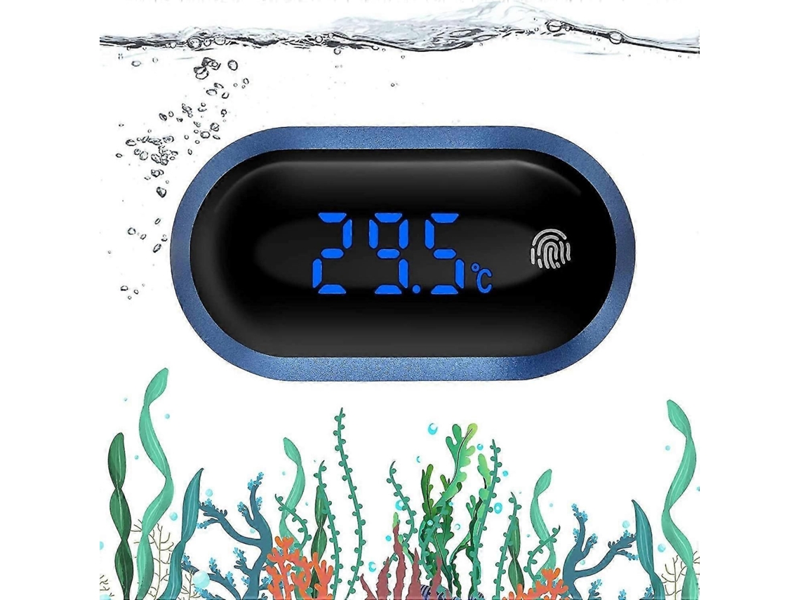 Termómetro digital LED para agua GOKOCO con pantalla táctil y tacómetro.