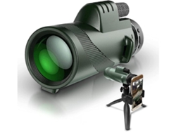 Telescópio Monocular De Alta Definição 12x50 Com Suporte Para Smartphone E Tripé Lente Fmc E Prisma Bak4 Telescópio Monocular Hd De Foco Saisiyiky