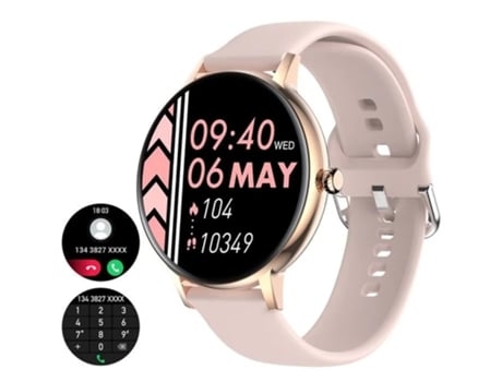 Reloj inteligente Chronus Fw07 La esfera del reloj admite rosa dinámico AUJEZON