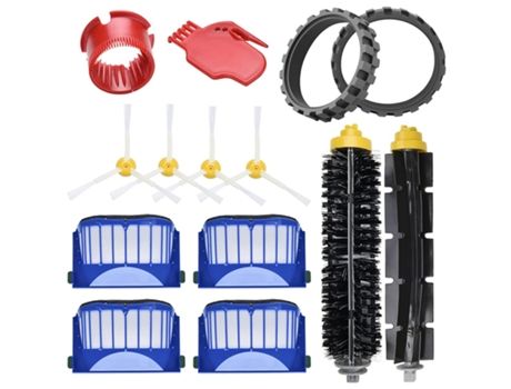 Accesorio Aspiradores IROBOT Paquete de 12 I Roomba 675 670 665 690 692 671 Rueda de goma antideslizante