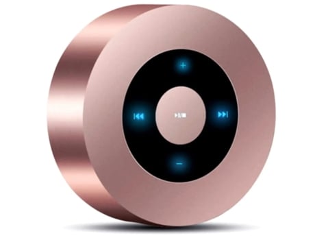 Altavoz Bluetooth ENKERS 3D impermeable portátil 15H música para Iphone Ipad ducha niños niña regalo rosa
