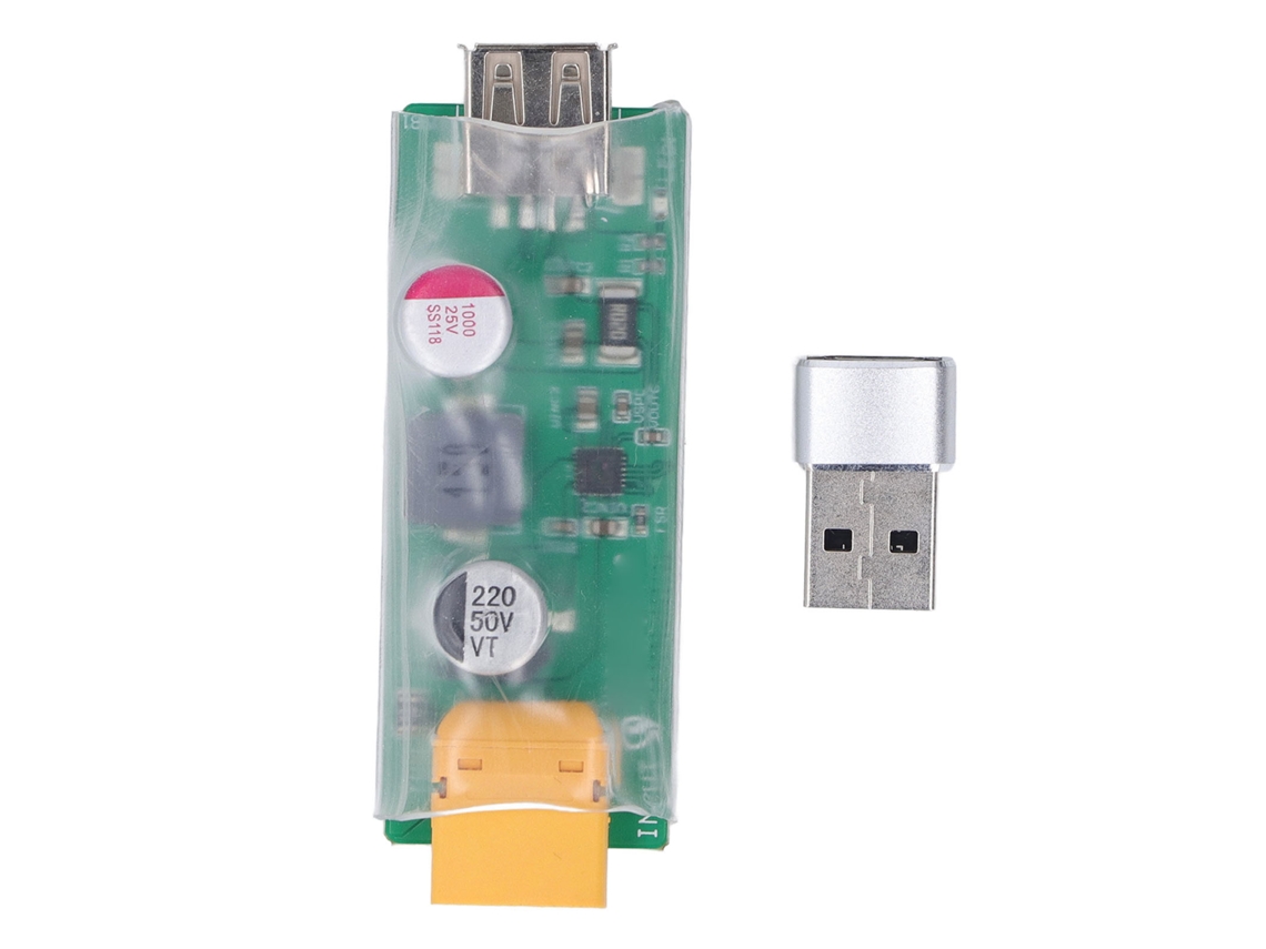 Módulo Convertidor De Carga Xt60 A Usb, Cargador De Baterías De Litio Para Baterías De 3s A 6s Con Adaptador.