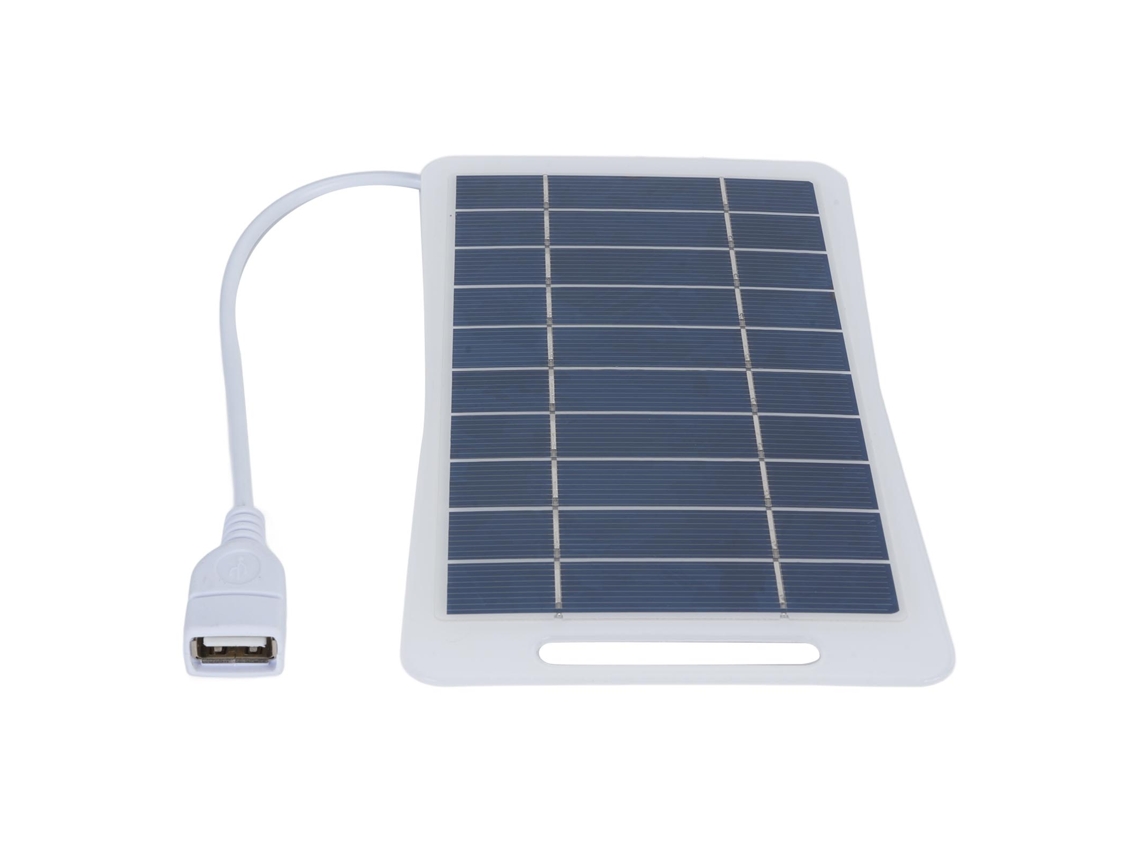 Panel Solar Usb Monocristalino Portátil Para Cargar Dispositivos En Camping, Senderismo Y Actividades Al Aire Libre En Autocaravanas.