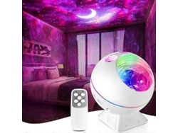 Omni-proyector De Cielo Estrellado Para Niños Bebé, Luz Nocturna Led Planetario Con Bluetooth Y Temporizador