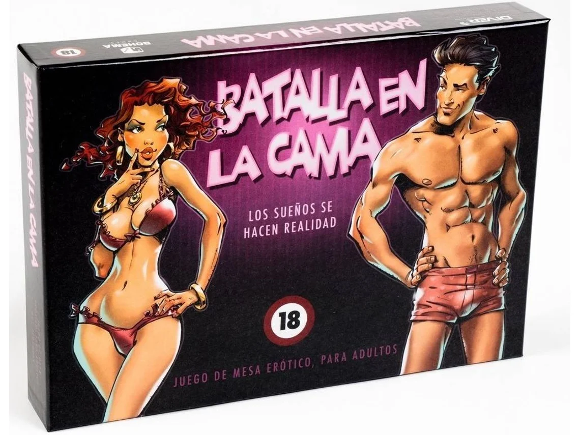 Juego de Mesa DIVERCENTRO Batalla en la Cama (Edad Minima: 18 años - Español)