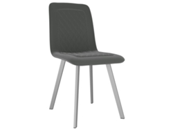 Sillas de comedor 2 piezas Terciopelo gris MAISON EXCLUSIVE