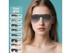 Gafas De Sol Inteligentes Con Ia, Funciones: Traducción, Reproducción De Música Y Llamadas Bluetooth (gris Plomo) Czhhmart