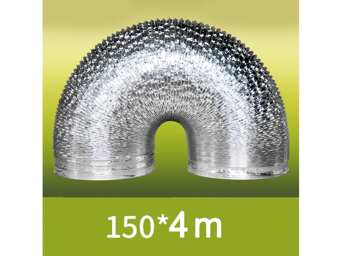2026 Store-manguera De Ventilación De Aluminio Alargada Y Gruesa, Manguera Telescópica Para Campana Extractora De Cocina, 4m