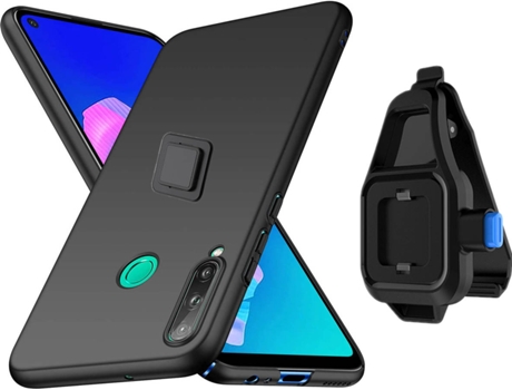 Funda Huawei P40 Lite E Turtleshell con Soporte de Cintura Negro