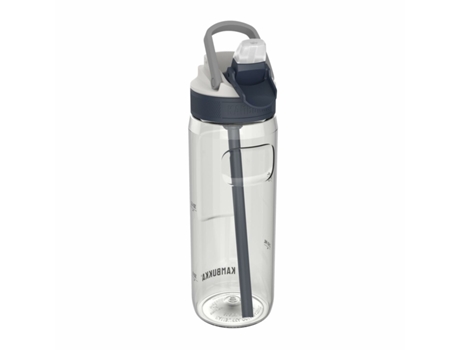 Botella de Agua KAMBUKKA Lagoon Gris Transparente Tritán 750 ml