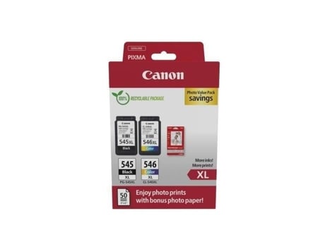 Tinta/Pg-545Xl/Cl-546Xl Valor fotográfico