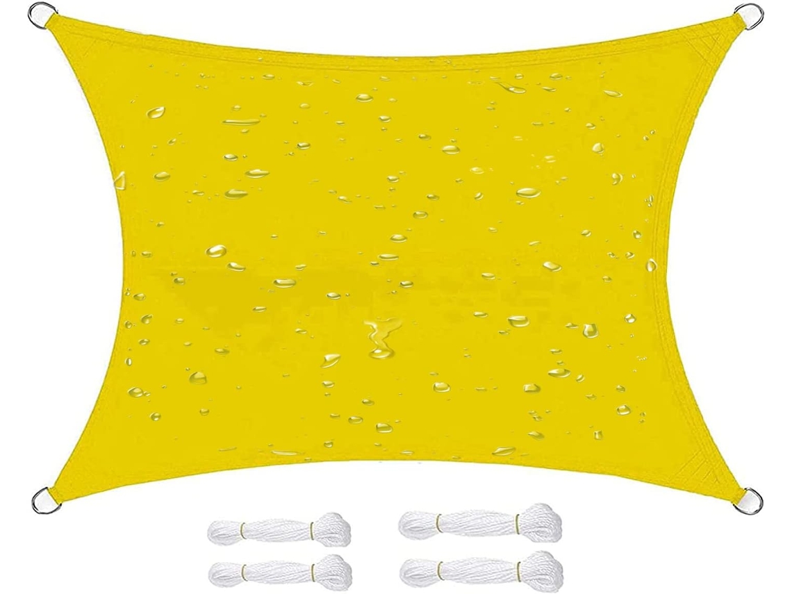 Vela De Sombra Rectangular Resistente Impermeable Uv, Transpirable,