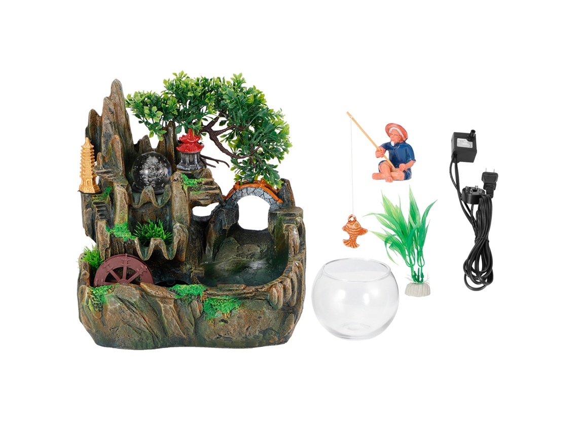 Lámpara de mesa LED con decoración de pez y pelota, enchufe USB 110/120V