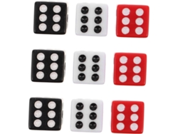 Juego De Perillas Para Guitarra Eléctrica Para Control De Volumen Y Tono, Juego De 9 Piezas, Plástico, Forma De Dado