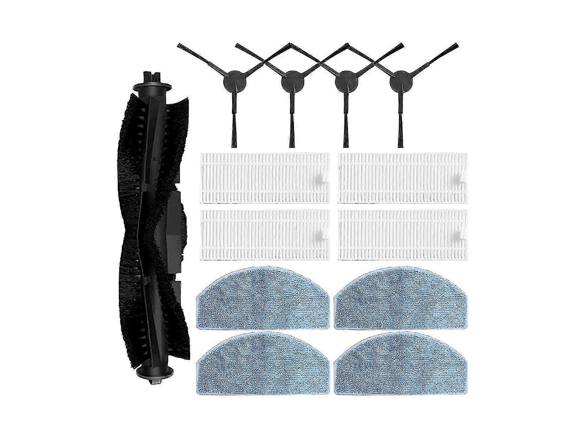 Para la aspiradora robot G8000 G8000 Pro: cepillo lateral principal, filtros HEPA, mopa y repuestos.