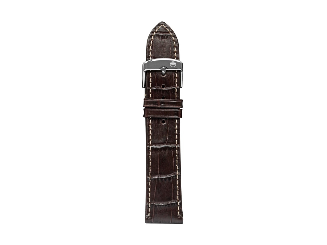 Correa de piel marrón, 20 mm Zeppelin