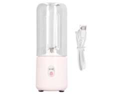 Licuadora portátil de 6 cuchillas, recargable por USB, multifuncional, mini batidora de frutas para el hogar, estudiantes, 500 ml