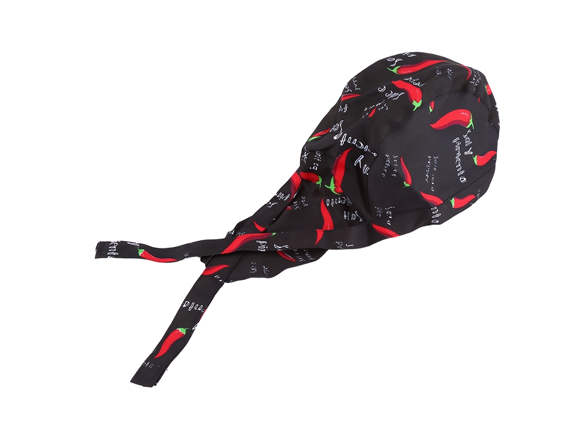 Gorro De Cocina Estilo Pirata Chef De Tela Para Restaurante Camarero (pimentón)
