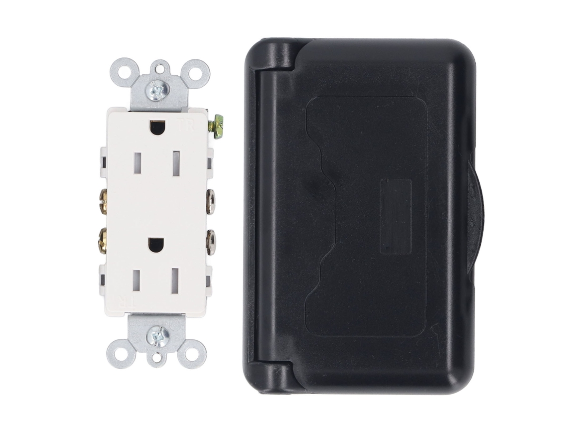 2026velora-tomacorriente Exterior Impermeable Con Tapa Para Rv Camping Car Caravana, Receptáculo Duplex De Caja De Enchufe Eléctrico