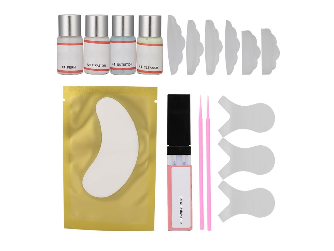 Kit De Perma Y Rizo De Pestañas Con Agente Y Solución