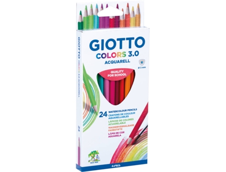 Lápiz de color GIOTTO Aguareláveis Colors 3.0 colorpo Triangular (Multicolor)