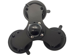 Soporte À Ventouse Triple Pour Pare-brise Rotule Réglable 360° En Alliage D'aluminio Y Silicona,