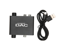 Convertidor Digital A Analógico De 192 Khz, Convertidor Óptico A Rca Profesional Con Ajuste De Volumen De Graves Para