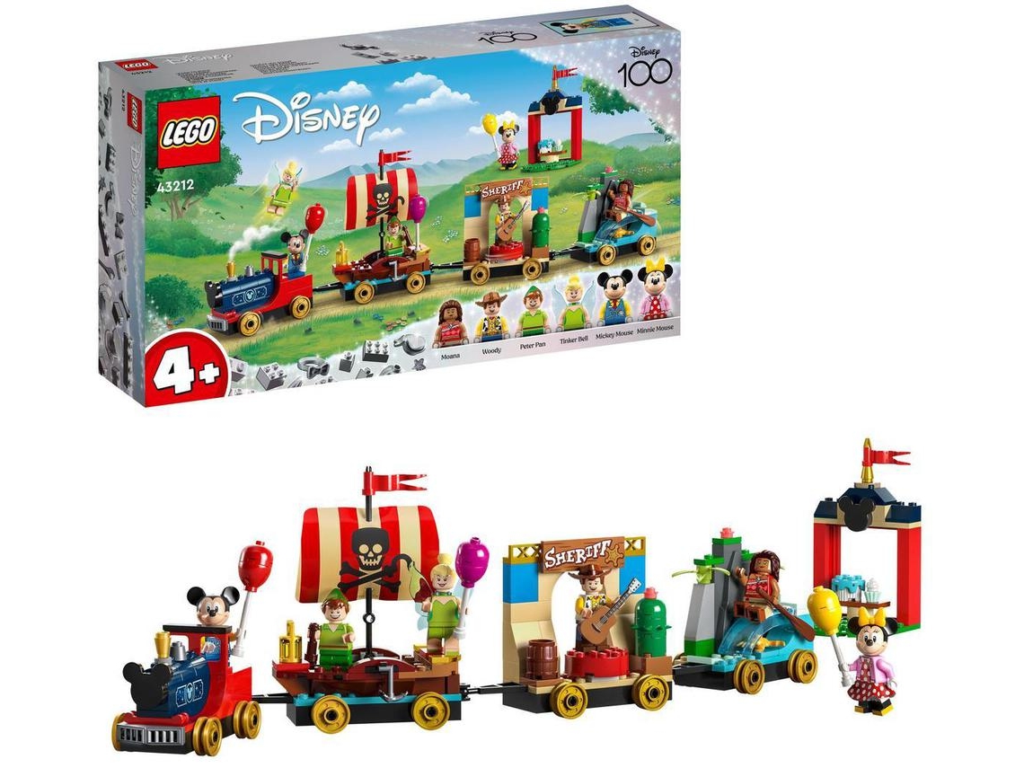 LEGO Disney: Comboio de Celebração da Disney – Set de brinquedo de construção divertido para os fãs da Disney (200 peças)