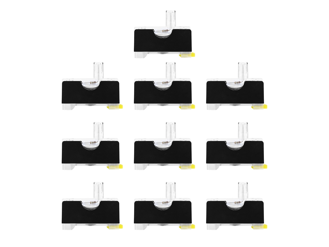 10 Piezas Portafusibles 6x30 De Rail 35mm Con Fusible Integrado 10a