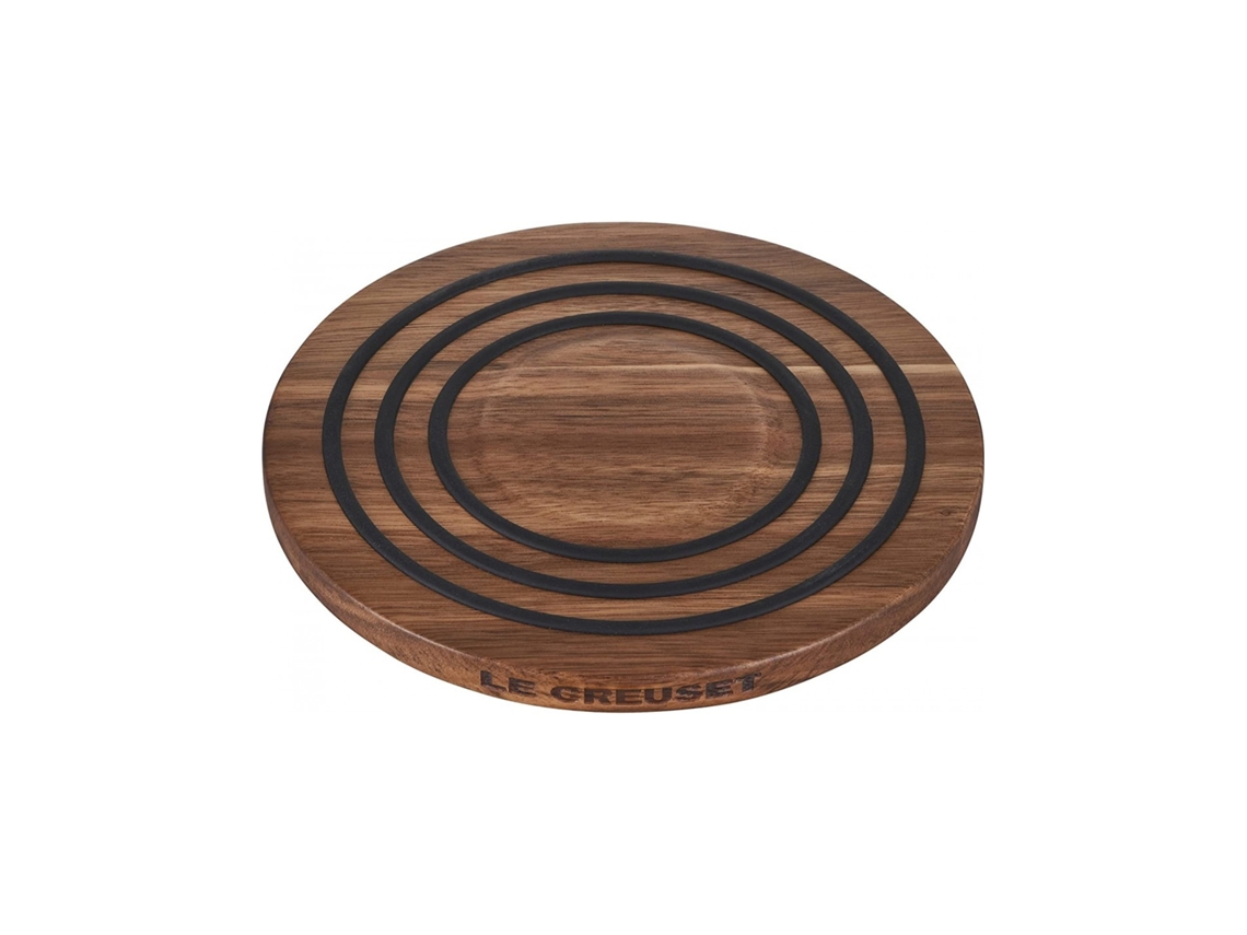 Base de Sartén LE CREUSET Magnética Madera de Acacia