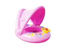 Omni-anillo De Natación Para Bebés Hinchable Con Protector Solar, Timón Y Toldo, Flotador De Ayuda Para Niños