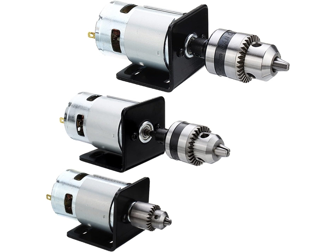 Prensa De Torno Eléctrica Para Pesca De Arrastre 775 10000 Rpm Dc 12v Con Mandril De Perforación En Miniatura Y