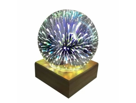 (Fireworks) 3D Butterfly LED Luz nocturna Proyector USB PROYECTOR MAGICA LÁMPARA DE BOLA FUEGO DE FUEGO DE LOS FUEGOS DE HOGAR SLD
