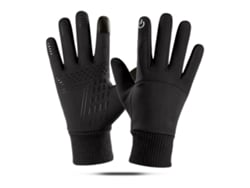 Rebe-luvas Impermeáveis De Inverno Com Tela Tática Quentes Antiderrapantes Para Ciclismo Montanhismo Preto L