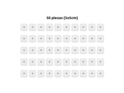 (50 Piezas, 5x5cm) Parches De Estimulación Muscular Ems Para Masaje.