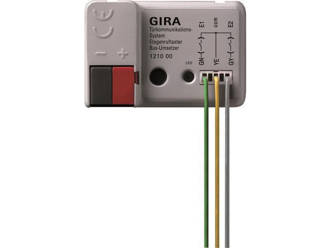 Interfaz de pulsador doble. 121000 Gira (121000)