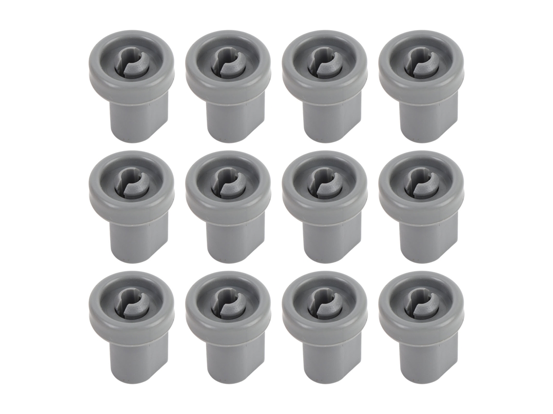 Kit De 12 Ruedas Para La Bandeja Inferior Del Lavavajillas, Rodillos Flexibles De Repuesto De Pp Duraderos.