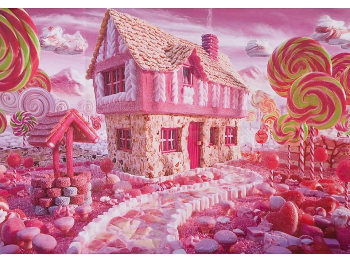 Rompecabezas De 1000 Piezas Para Adultos, Candy House, Desafiante, Educativo, Divertido, Juegos Familiares, Juguetes, Regalos (rosa)
