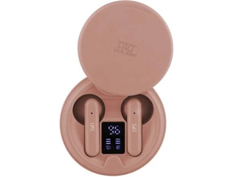 Auriculares Bluetooth True Wireless TNB SHINY 2 (In Ear - Micrófono - Rosa)