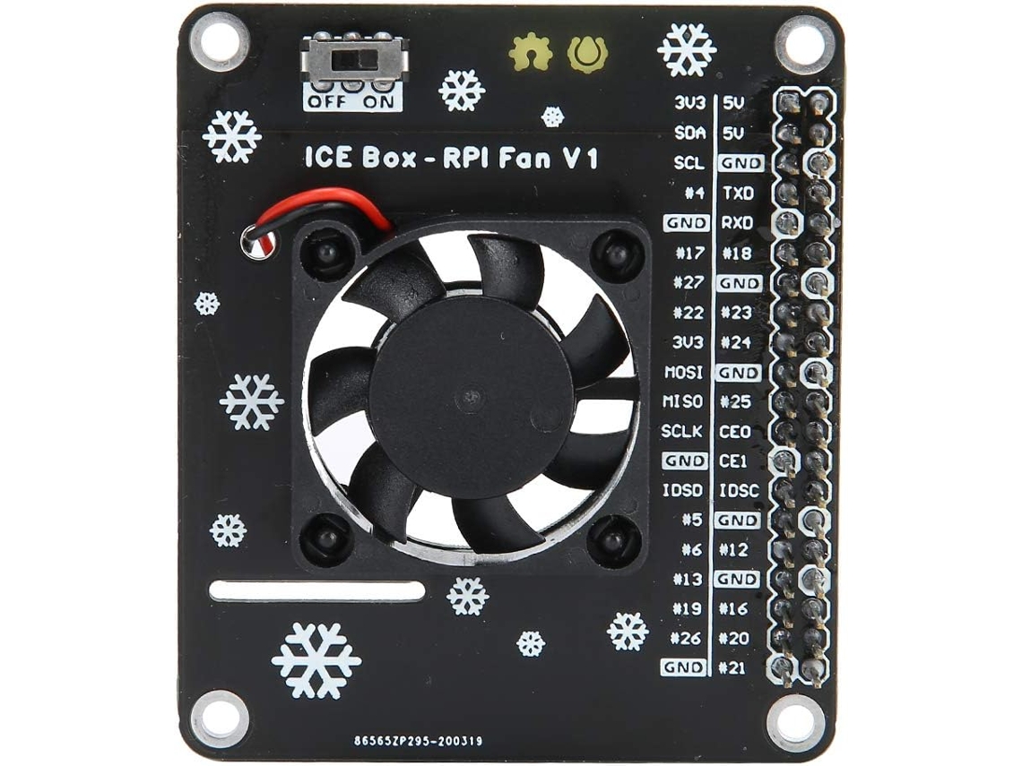 Ventilador De Refrigeración Con Luz Led, Accesorio Para Ordenador Compatible Con Placas De Extensión Gpio De 4b/3b.