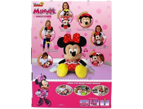 Peluche DISFRAZZES Minnie Emociones con 15 Modos de Juego