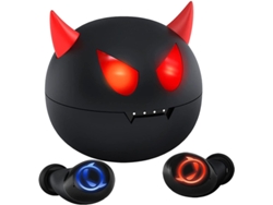 Auriculares Intra Sem Fio Duplo Controles Toque Horas Yizhood Bluetooth Negro