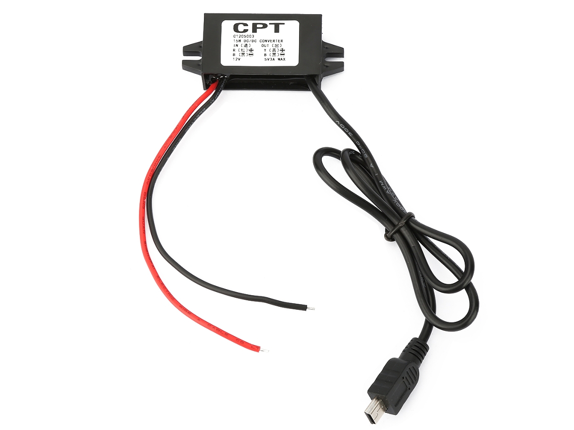 Yncm2026-conversor Reductor Dc Dc 12v A 5v 3a 15w Regulador Con Interfaz Usb 2.0