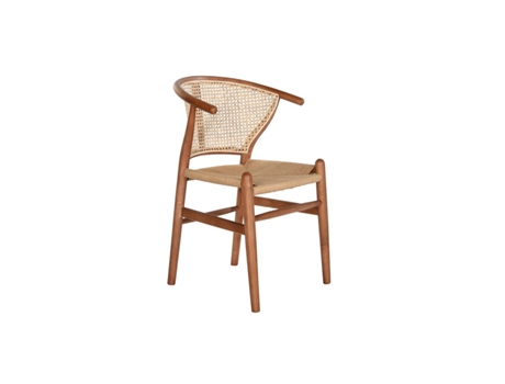 Silla DKD HOME DECOR (Marrón - Rotim - 48 x 57 x 80 cm)