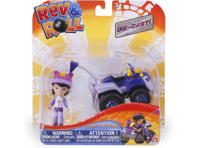 Coche de Juguete REV & ROLL Avery & Alley Die Cast (Edad Mínima: 8)