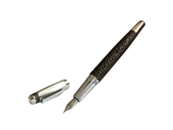 Pluma estilográfica retro de aluminio para uso de oficina con puntas Ef/f/m.