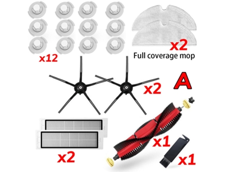 Fregona de cobertura completa para Xiaomi Roborock S50 S51 S52 S53 S54 S55 S5 S6 S60 para Xiaowa E2 E3 E4 E25 E35 para Xiaomi 1 1S aspiradora