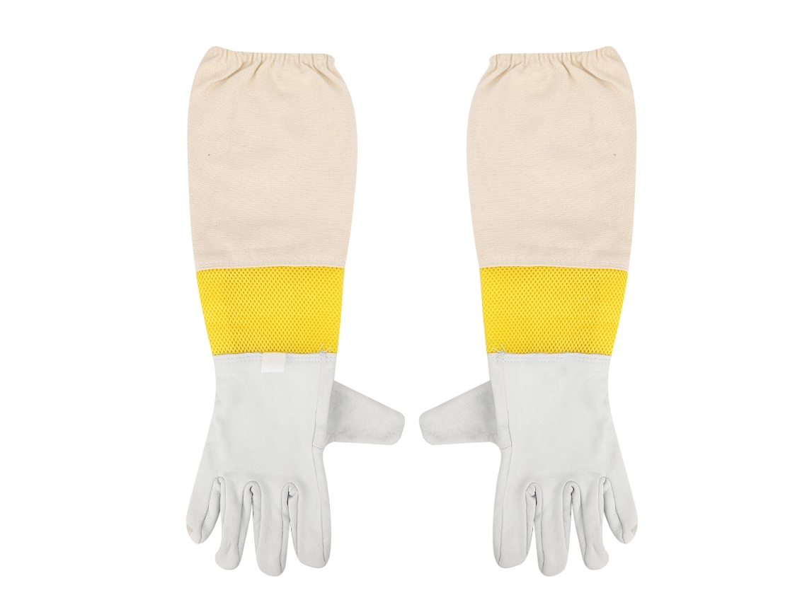 Guantes Protector Para Apicultura Con Manga Larga De Malla Unisex Para Principiantes Talla Xxxl